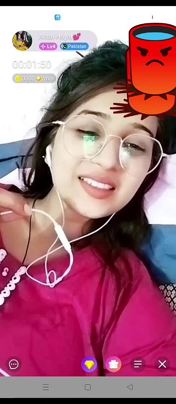 Cute Paki Babe Antal Hayat Flashes Nude Tits Talking to Viewer on Chamet