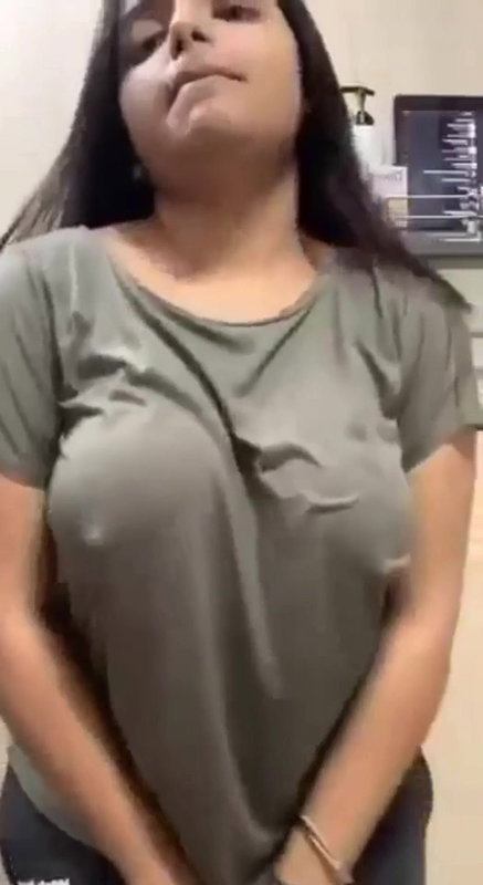Girl showing her boobs and dancing