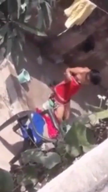 kc bhabi bathing secretly