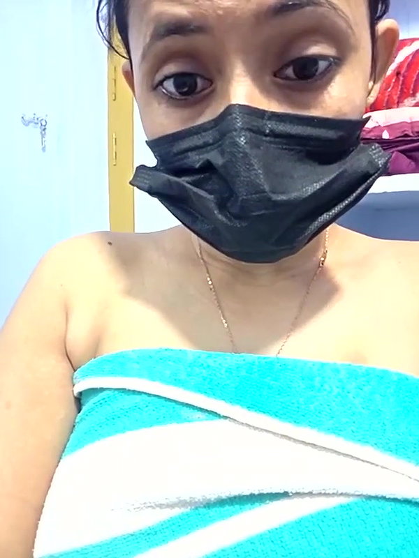Nude women shower