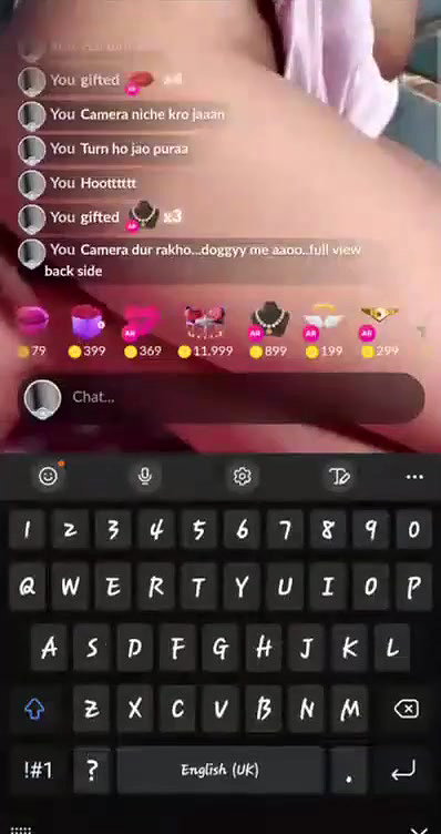 Tanuja Showing Boobs Teasing  Tango Live with FACE