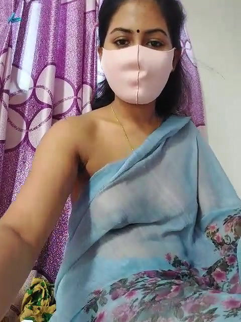 dipa Teasing in Transparent Saree  Showing Pussy