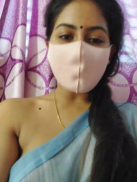 So Lovely Dipa in Transparent Shree Showing Boobs on Tango