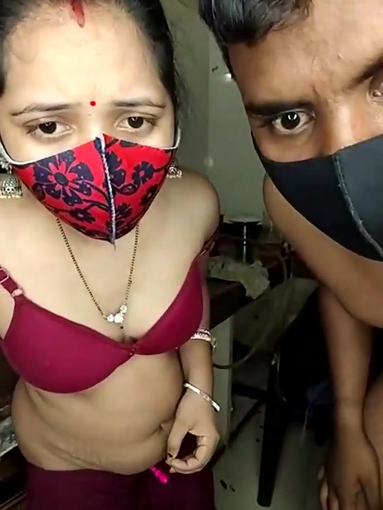 Wife giving handjob in kitchen