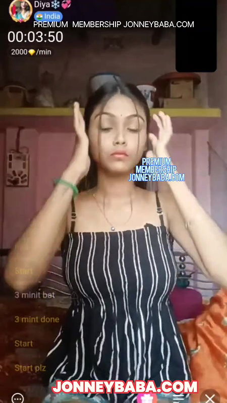 Teen diya chamet purfect finger round boobs