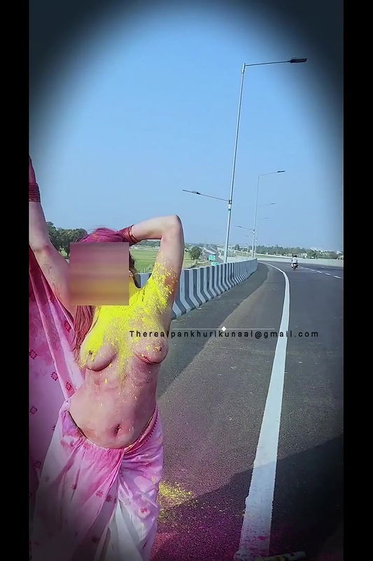 Hot bhabhi holi celebration in highway vip vid
