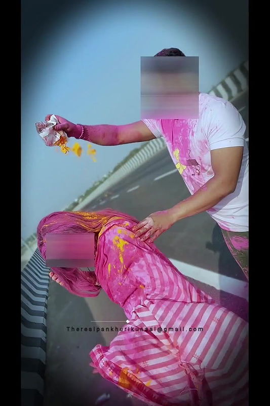 Hot bhabhi holi celebration in highway vip vid