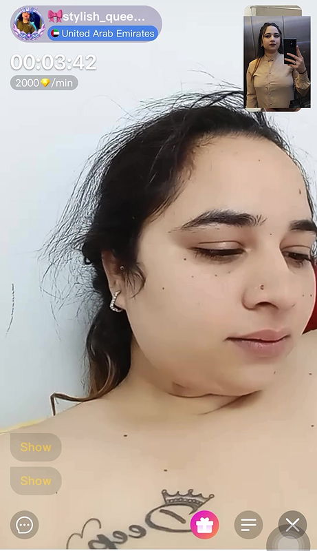 Beautiful Punjabi Girl Chamet Boob