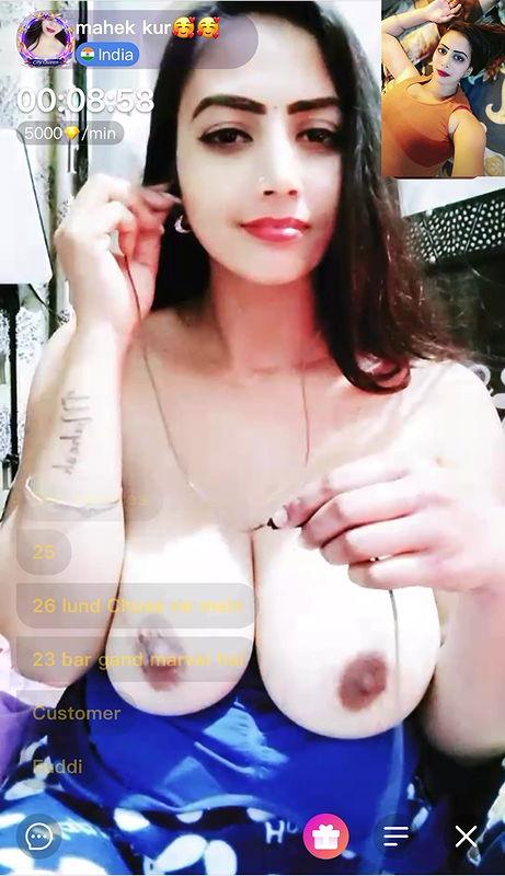 Punjabi Girl Big Boob Chamet