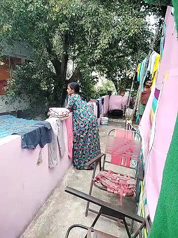 Desi Aunty Giving Handjob and Blowjob on Rooftop and Recording Video