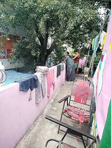 Desi Aunty Giving Handjob and Blowjob on Rooftop and Recording Video