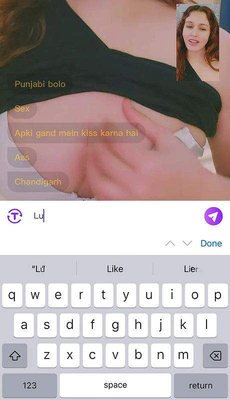 Chandigarh Girl Chamet Show