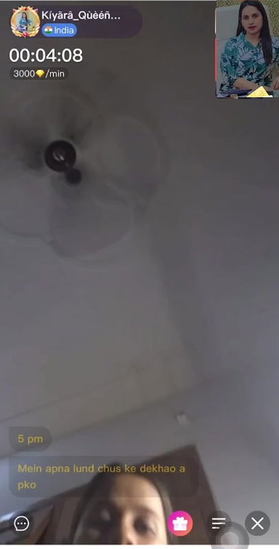 Indian Girl Live show Chamet