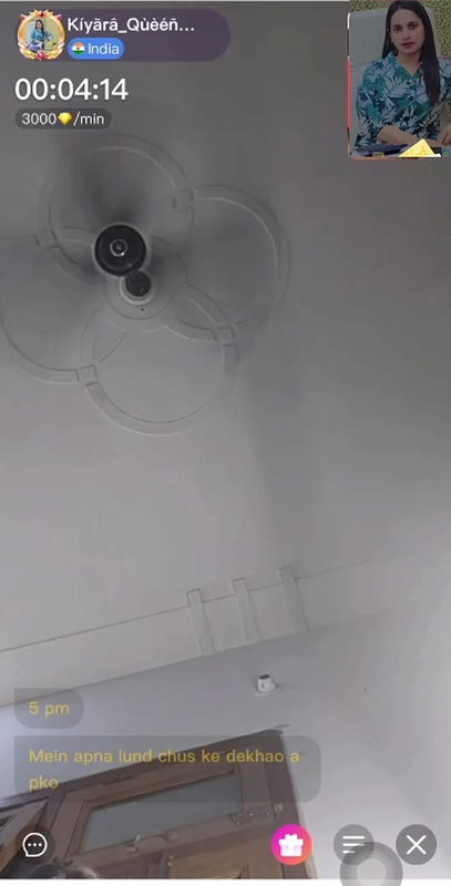 Indian Girl Live show Chamet