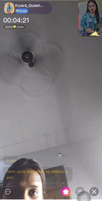 Indian Girl Live show Chamet