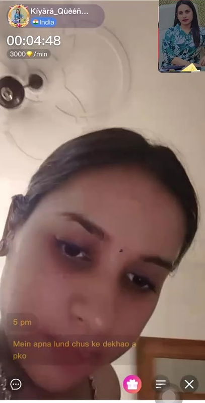 Indian Girl Live show Chamet