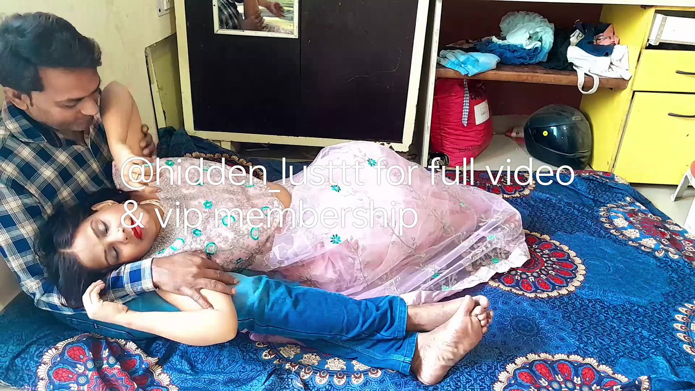 Desi hot indian girl boob pressing and fucking