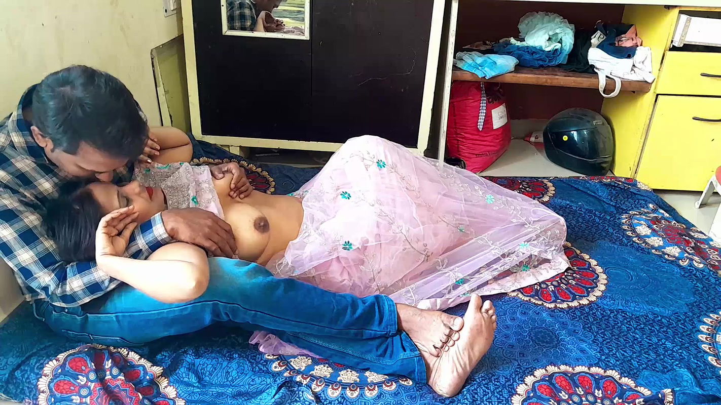 Desi hot indian girl boob pressing and fucking