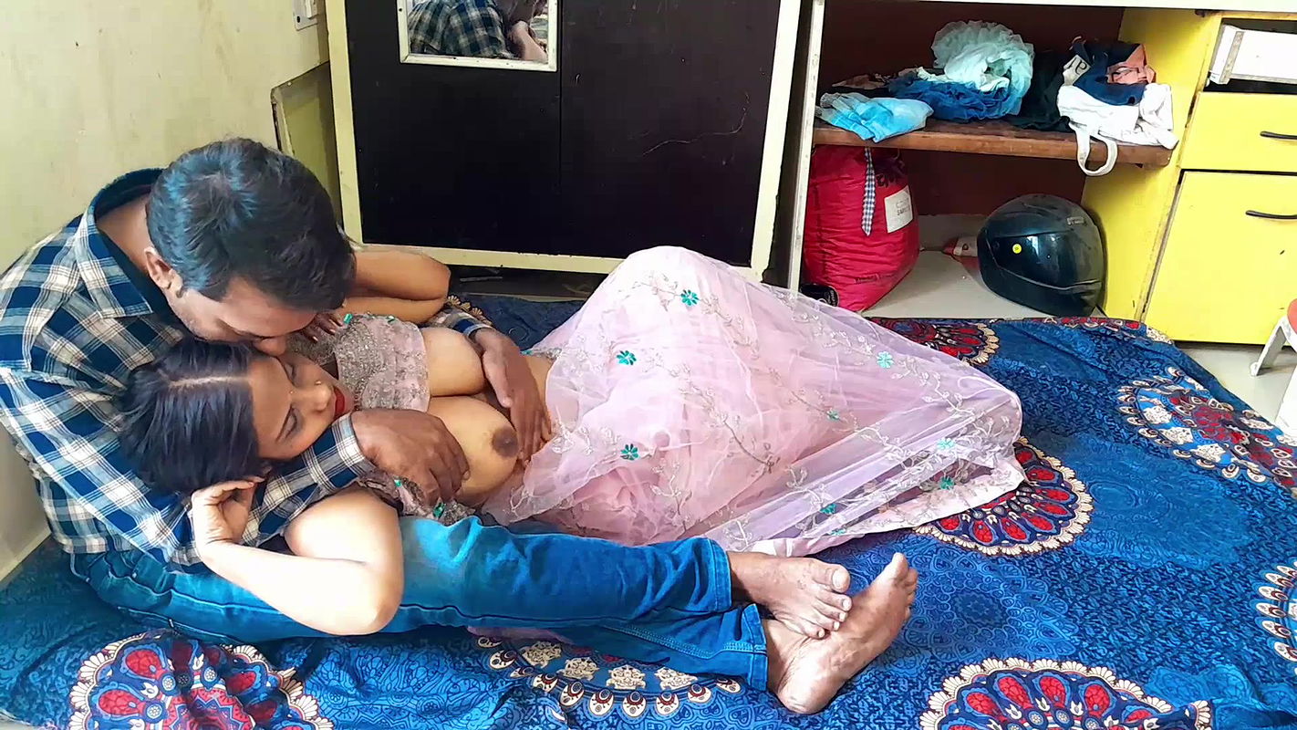 Desi hot indian girl boob pressing and fucking