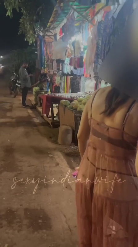 desi hot indian girl shopping dare in dress