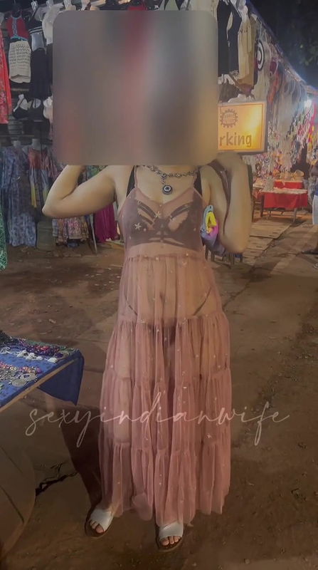 desi hot indian girl shopping dare in dress