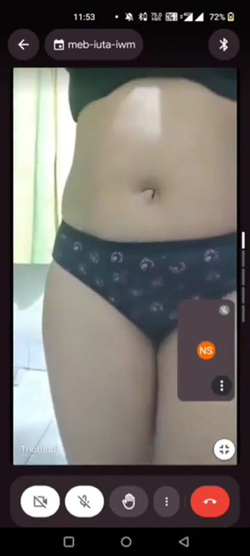 ThothadiSouthIndianAuntyShowingBoobsonGoogleMeetwithFace