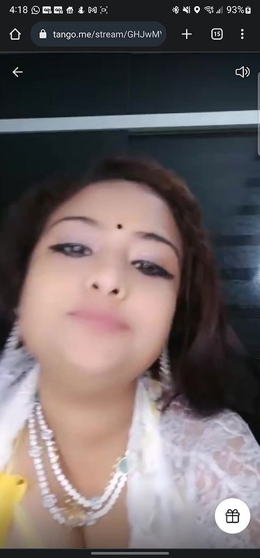 Arpita diwas teasing on tango liveChrome