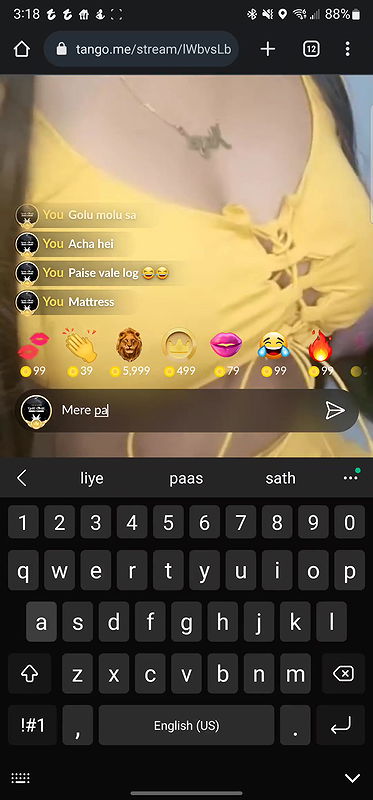 Jiya PIHU pooja showing face and tits Chrome