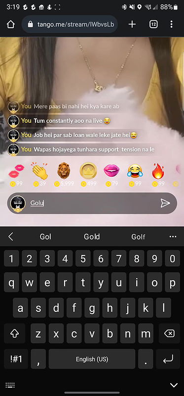 Jiya PIHU pooja showing face and tits Chrome