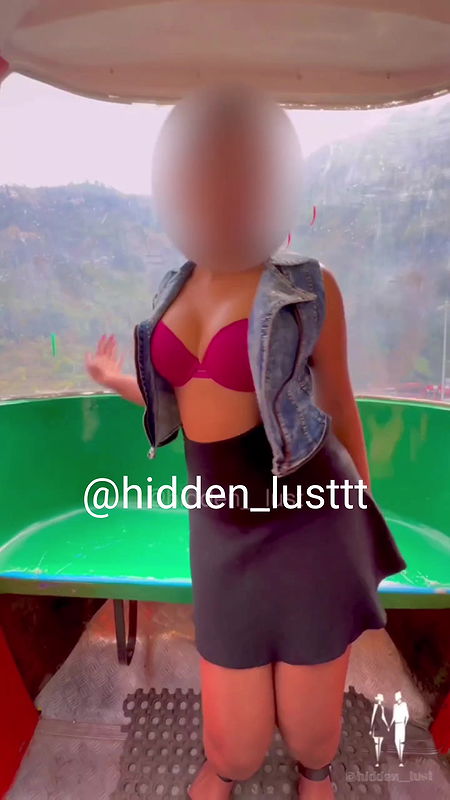 Hiddenlust hot viral girl Ropeway dare