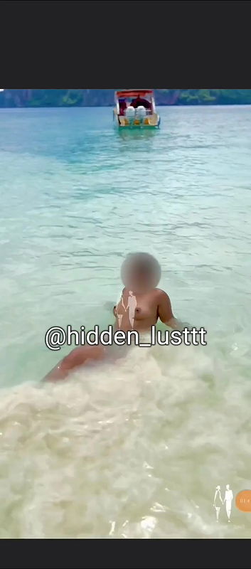 Hiddenlust desiviral girl beach nude bath dare