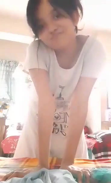 Beautiful Cute Girl Showing