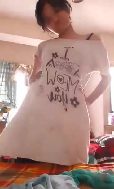 Beautiful Cute Girl Showing