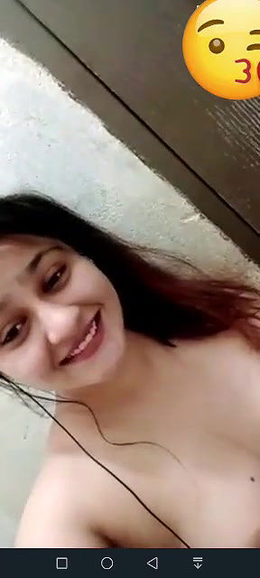 Cute Girl Showing Perky Tits