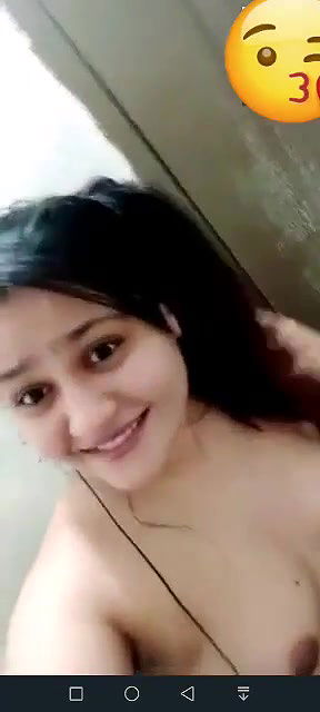 Cute Girl Showing Perky Tits