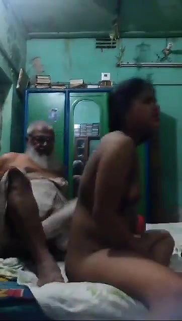 old muslim uncle with bahu
