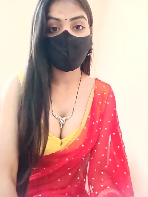 Saree girl in cam