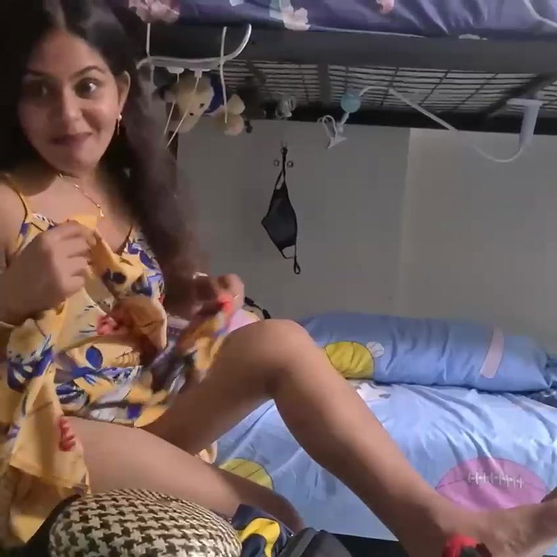 Cute girl before show