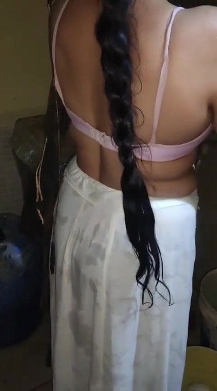 bhabi wearing a dress after bath part 2