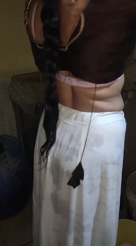 bhabi wearing a dress after bath part 2