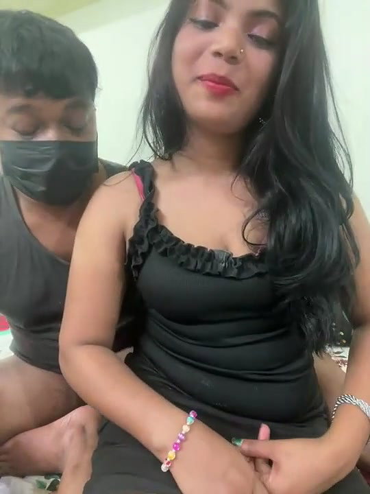 Beautiful Girl giving Blowjob to BF Black Cock