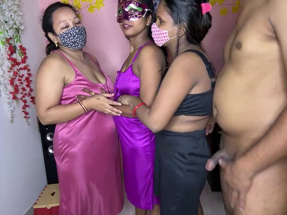Three Bhabhi and One Guy