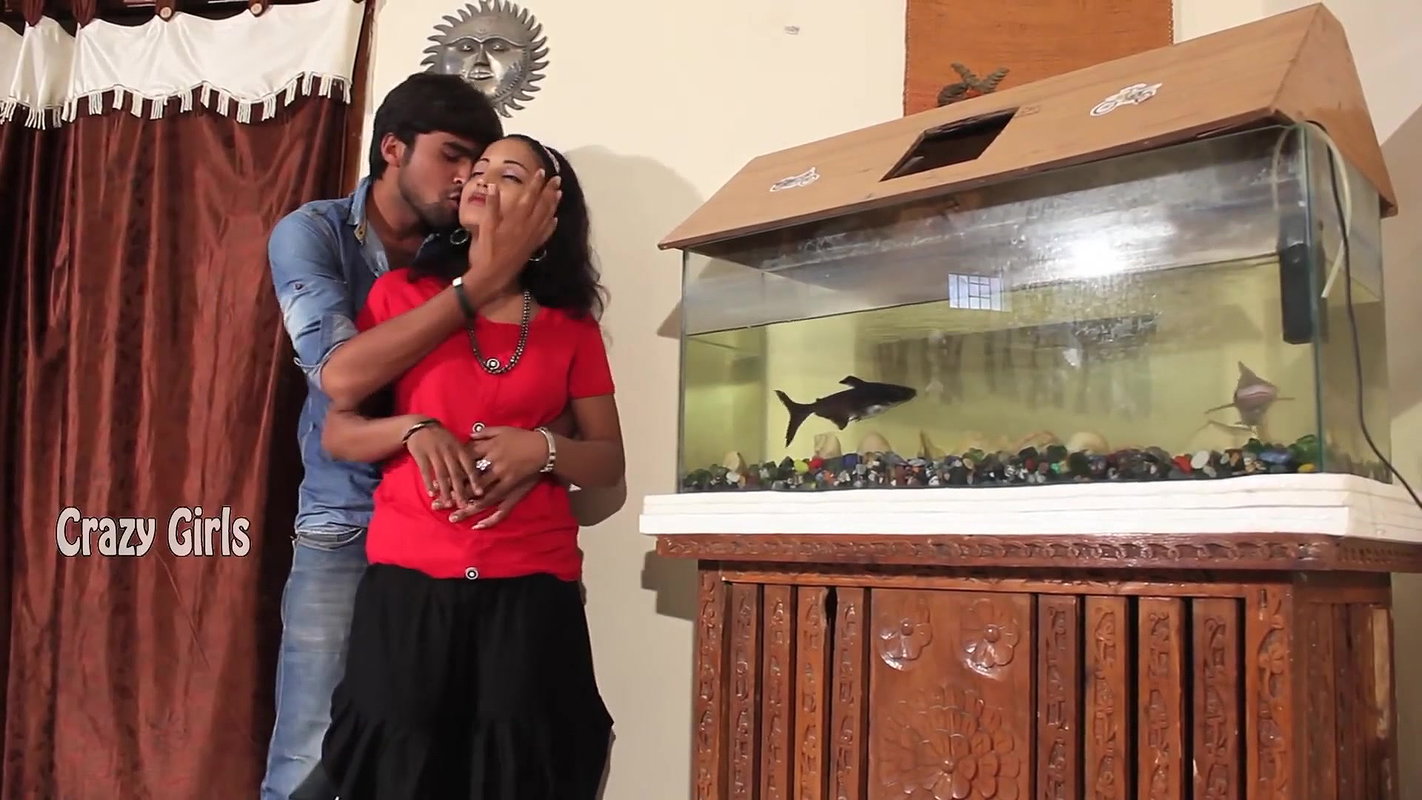 Shabana in red dress