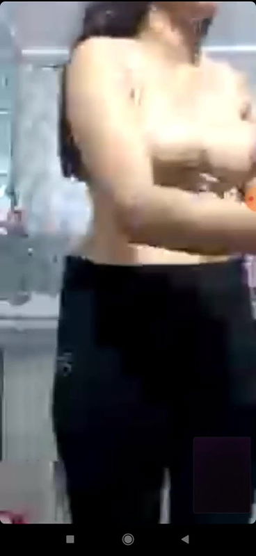 Sisters Stripping in Video Call