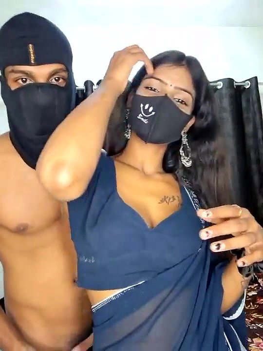 Husband removing wife blouse and boobs pressing and blowjob