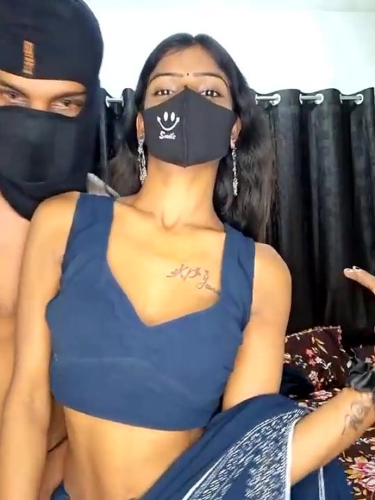 Husband removing wife blouse and boobs pressing and blowjob