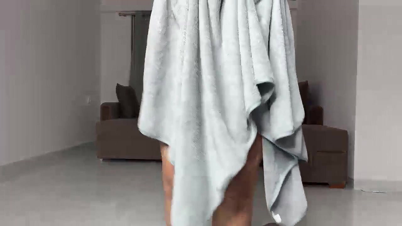 Hot Girl applying Ice on boobs