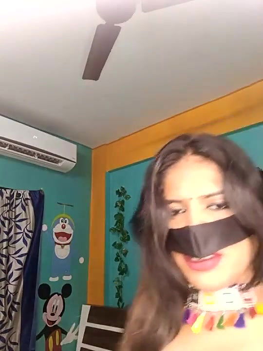 Couple Romance Kissing and Boobs Pressing