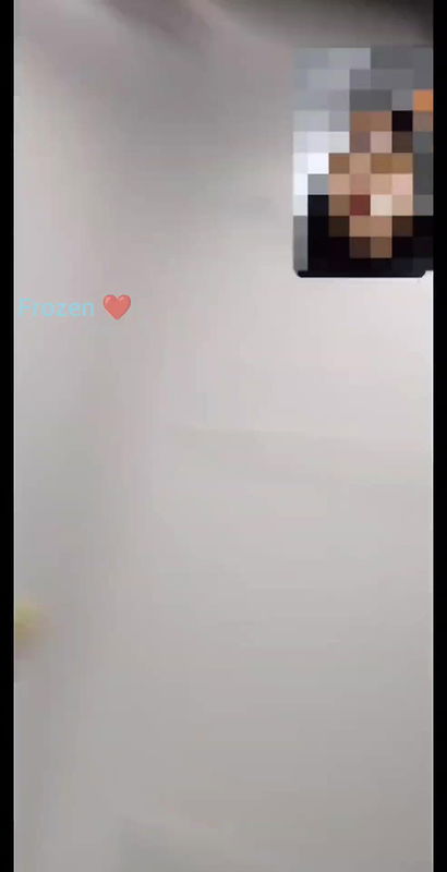 Cute girl shy to show in video call