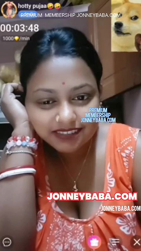 Hottey pujja bhabhi chamet exclusive nude new show